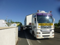 Transport de mobilhomes